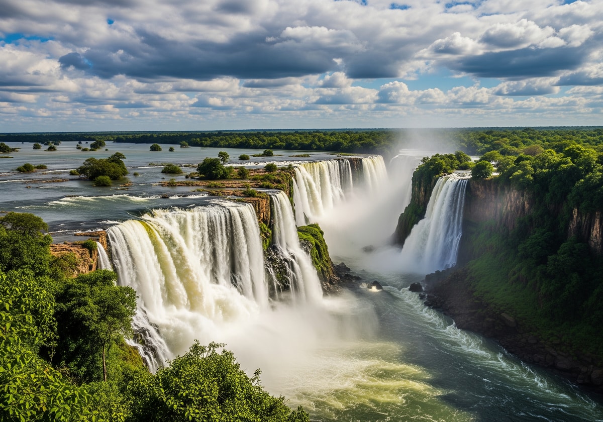 Kalandula Falls, one of Africa's largest waterfalls