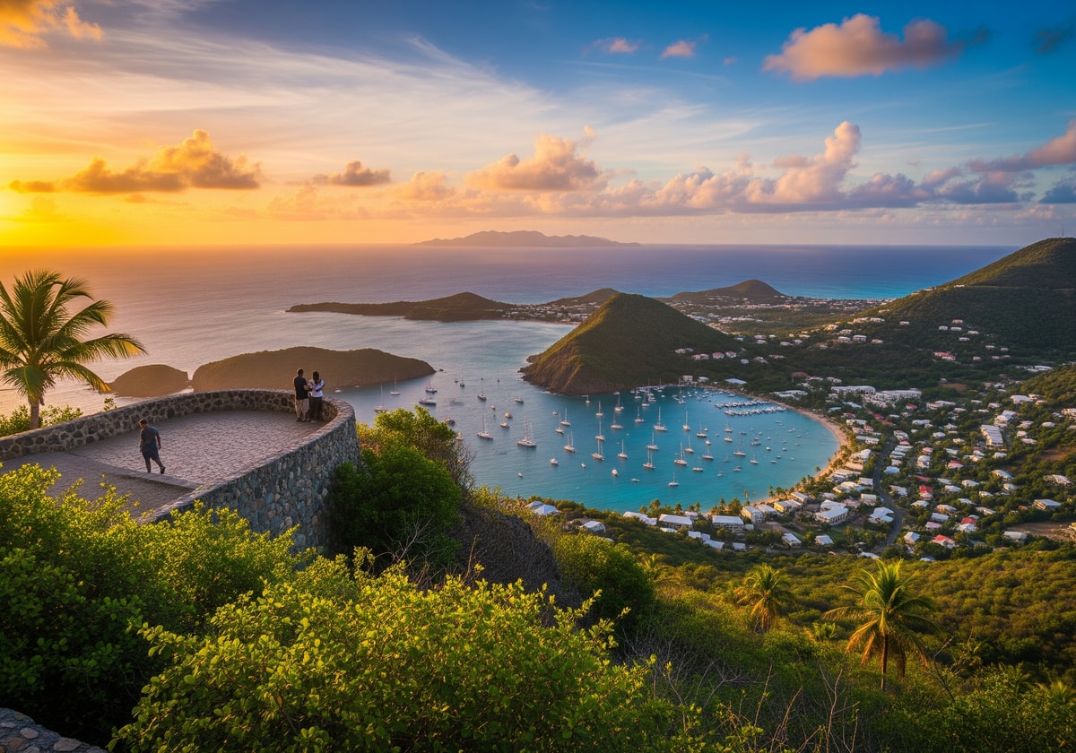 Historic Shirley Heights lookout point