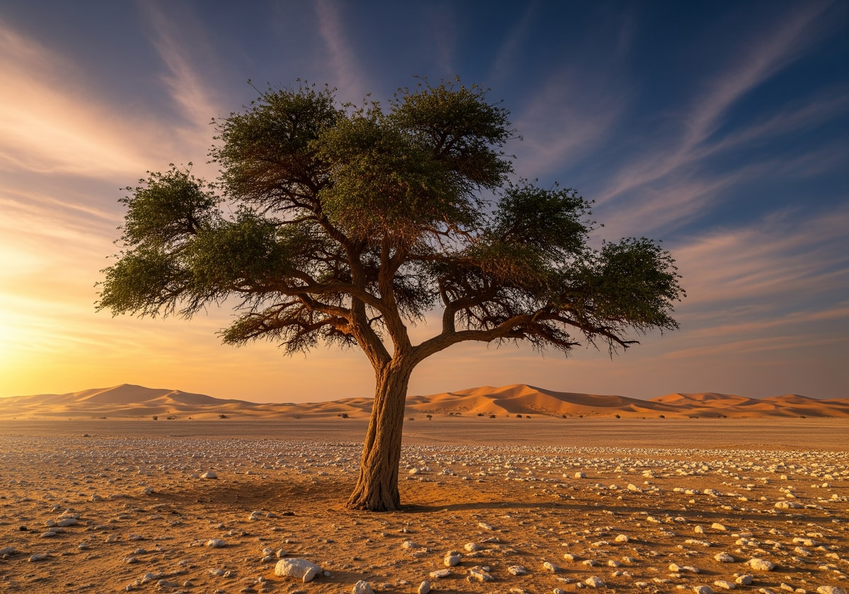 Tree of Life in Bahrain desert