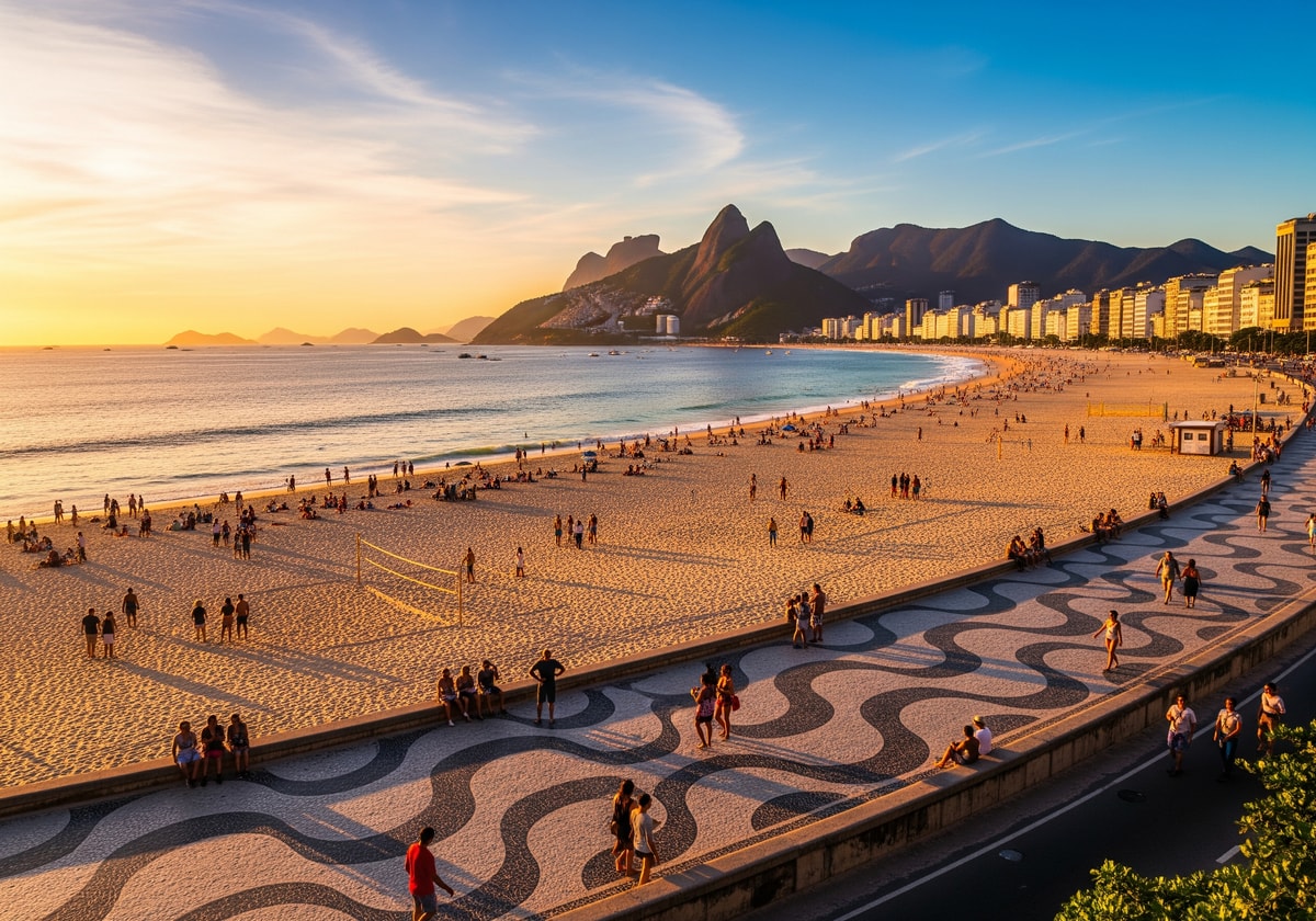 Copacabana beach in Rio