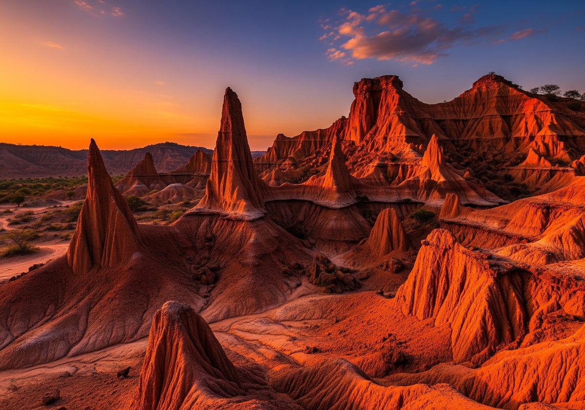 Sindou Peaks rock formations