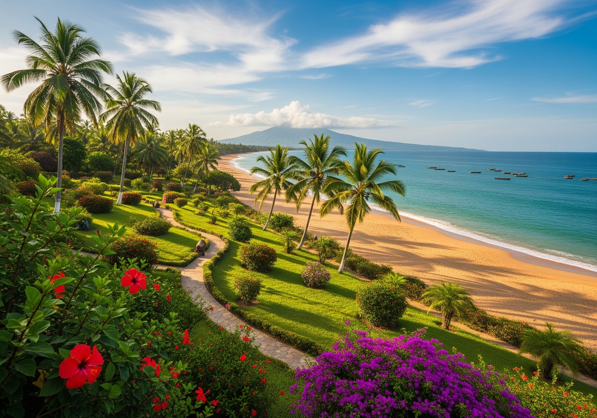 Limbe botanical gardens and beach