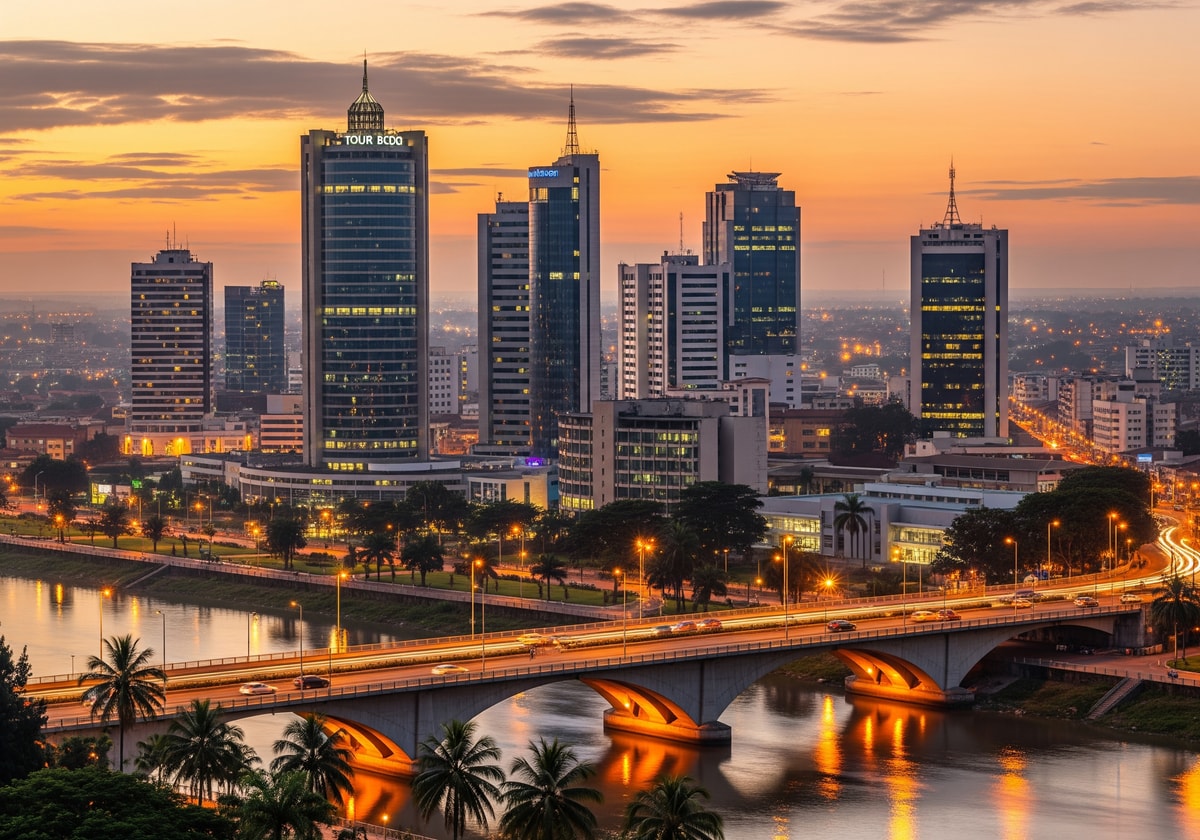 Douala modern cityscape