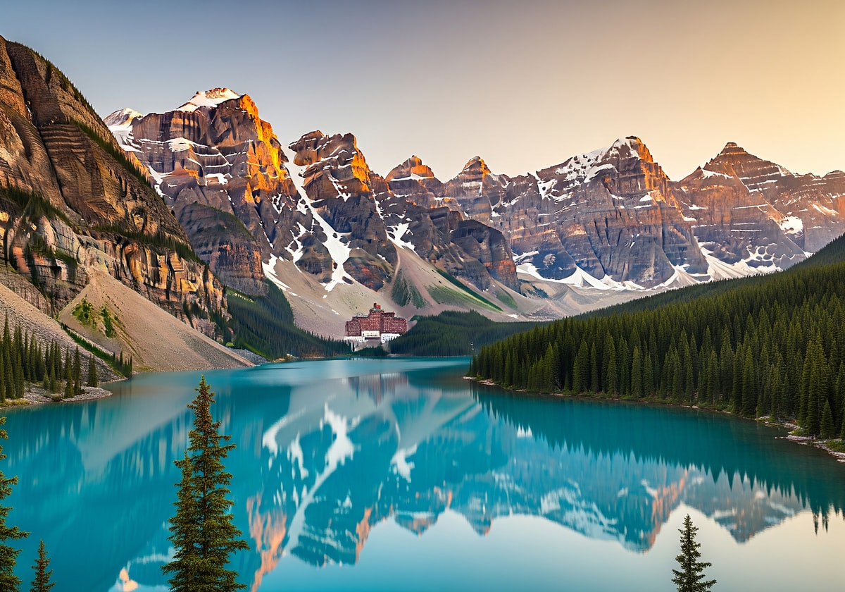 Banff National Park mountain landscape