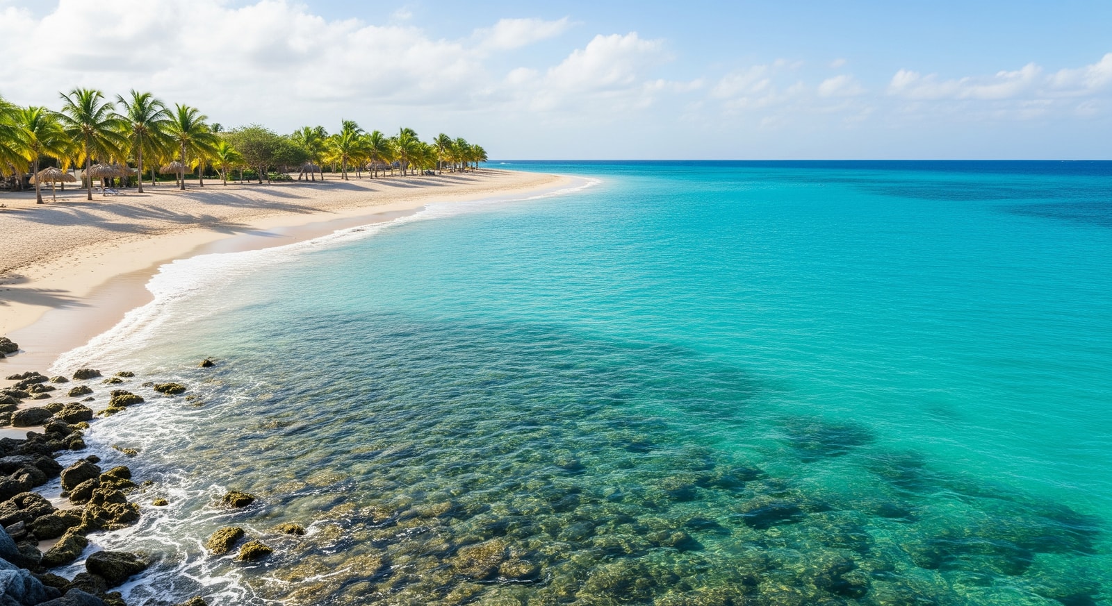 Turquoise waters at Playa Kenepa beach, Curaçao