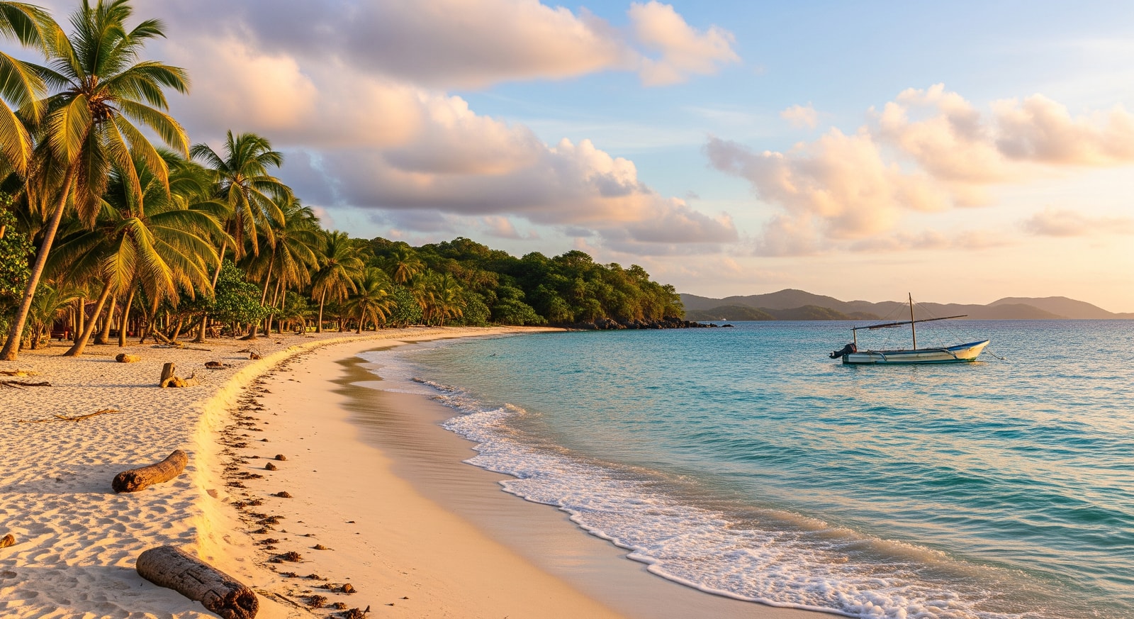 Beautiful beach in Roatan, Honduras