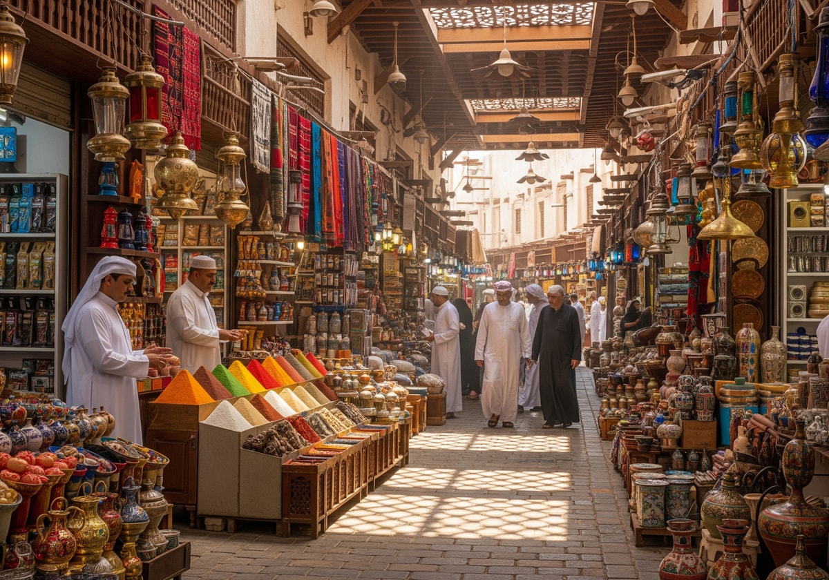 Traditional souq in Kuwait