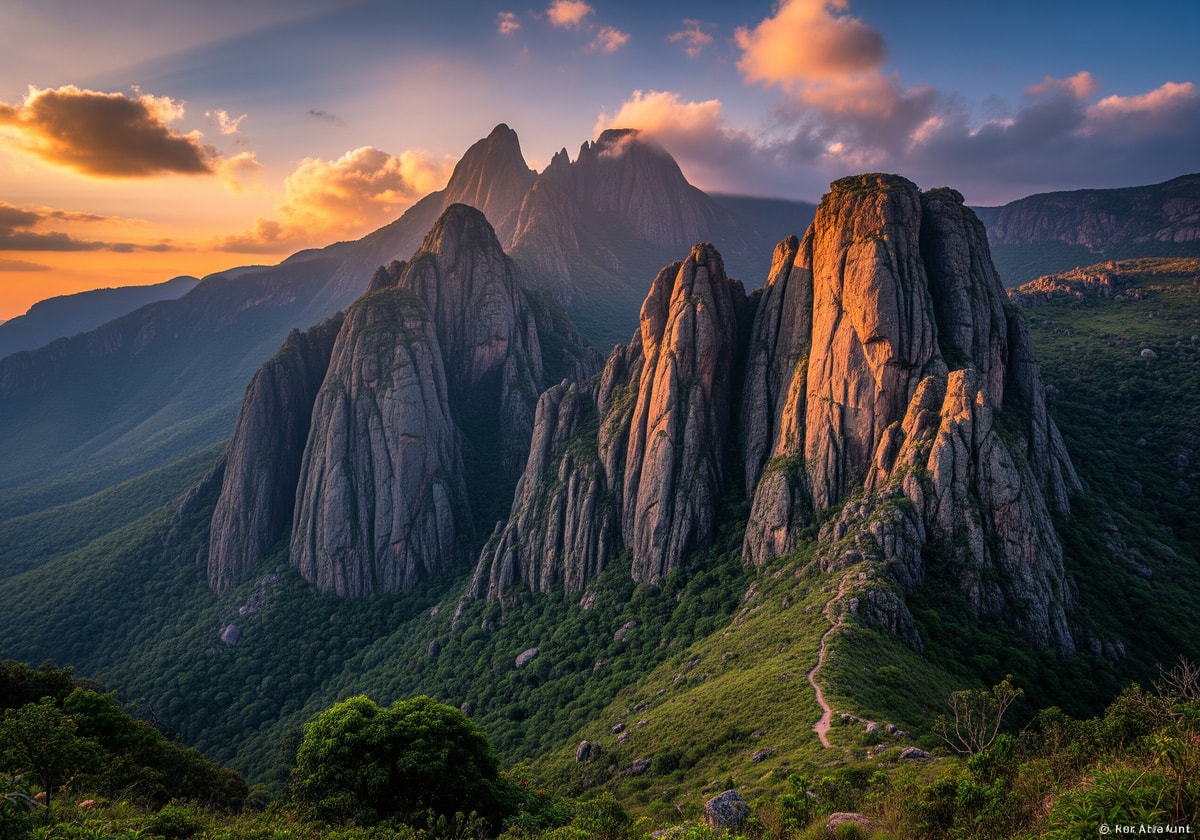 Mount Mulanje dramatic peaks