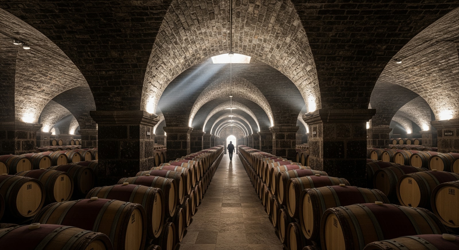 Underground wine cellar in Moldova