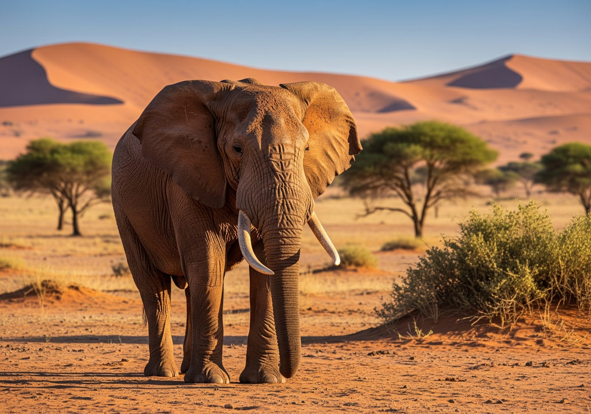 Desert-adapted elephant