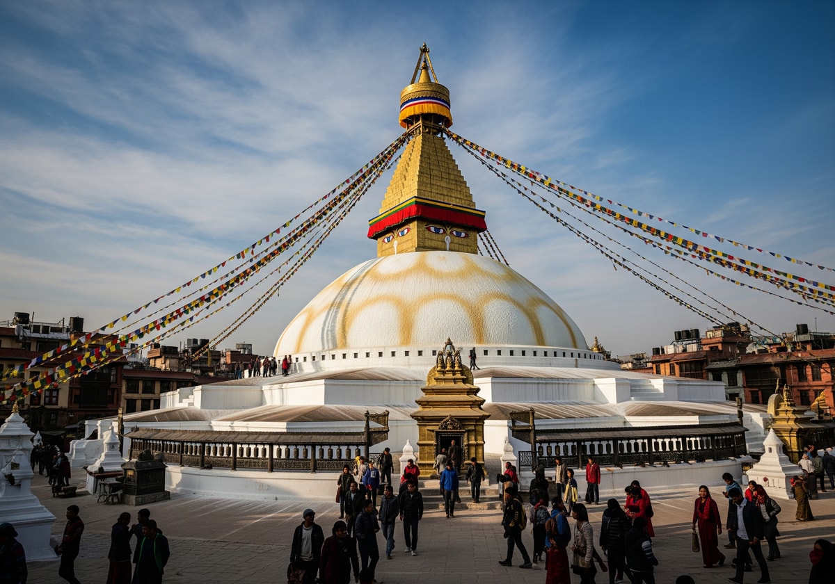 Boudhanath Stupa in Kathmandu