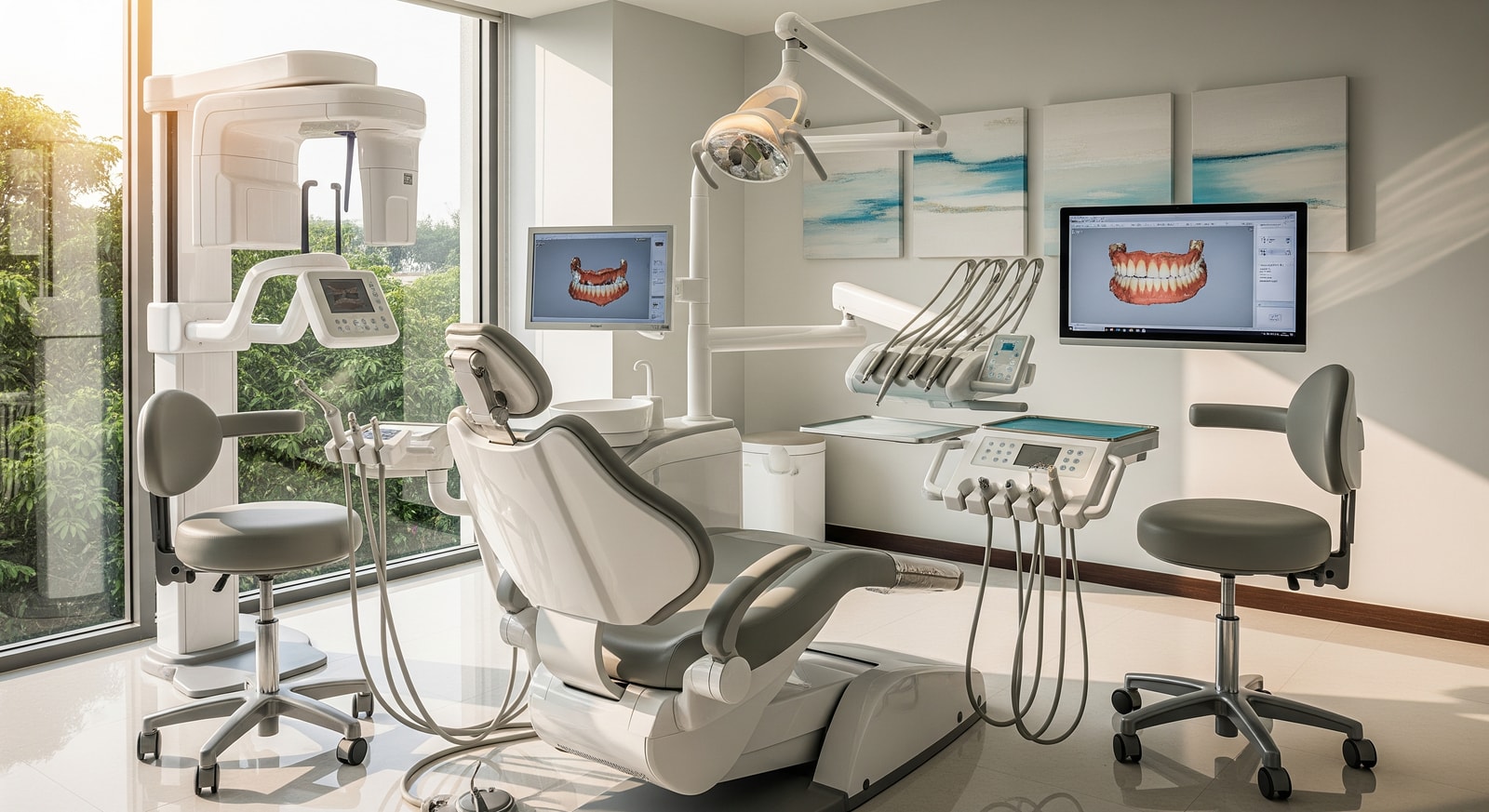 State-of-the-art dental treatment center with modern equipment at Samitivej Hospital