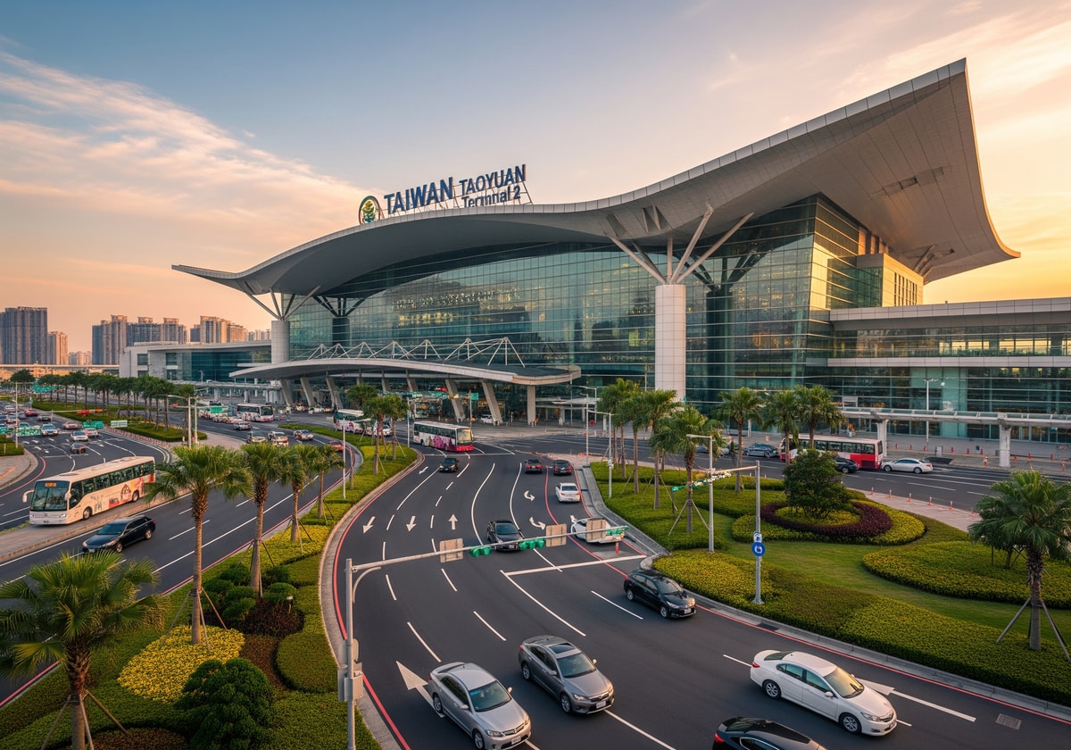 Taiwan Taoyuan International Airport Terminal 2 exterior