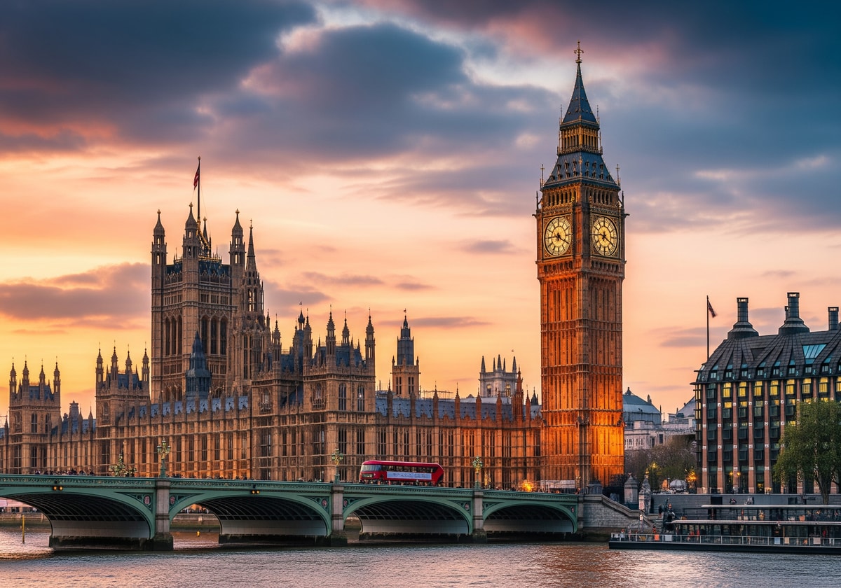 London's Big Ben and Houses of Parliament