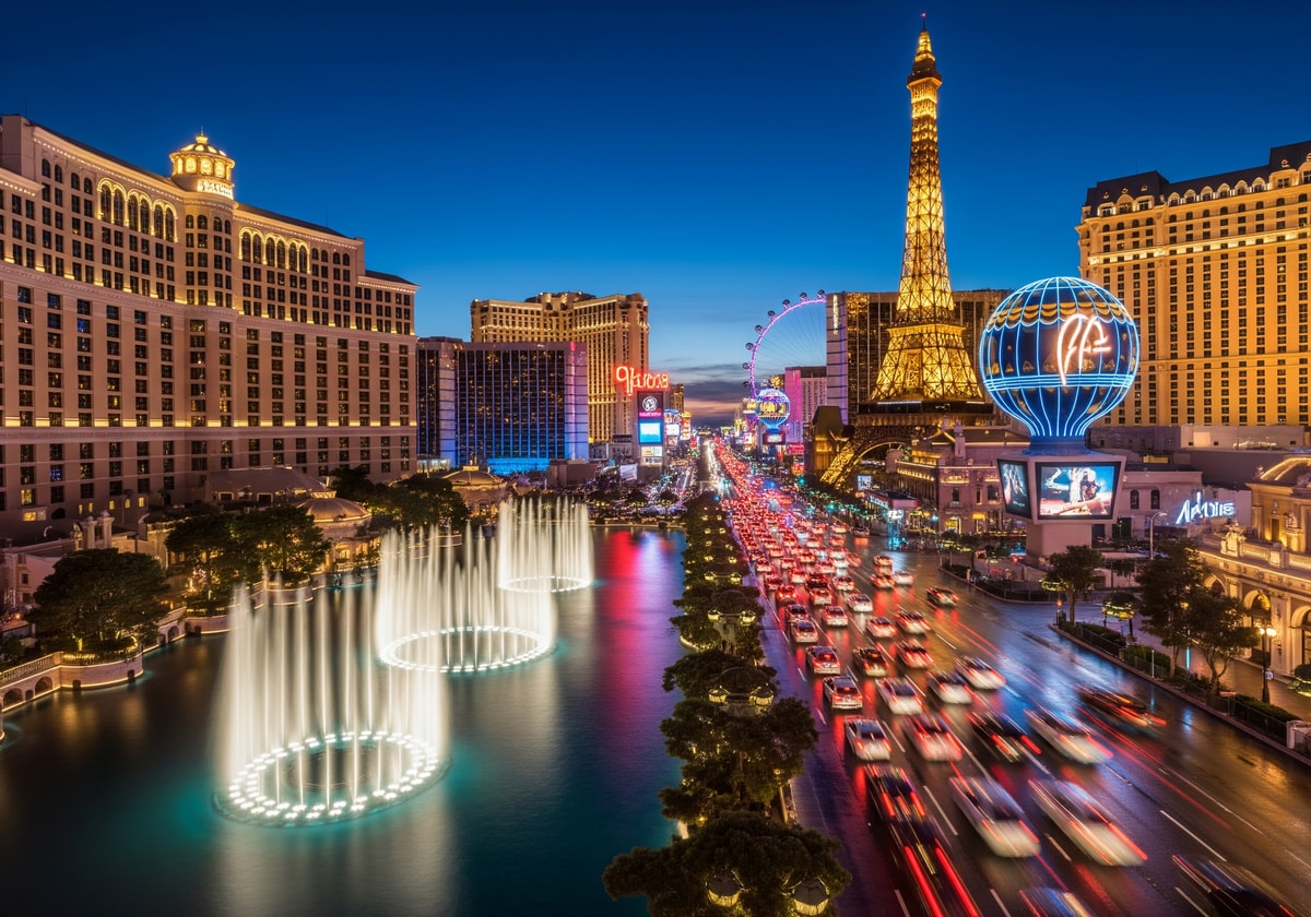 Las Vegas Strip at night