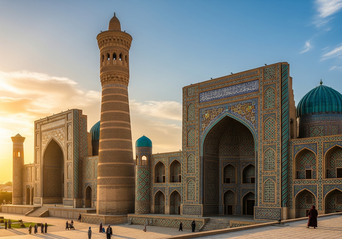 Kalon Minaret and mosque complex in Bukhara
