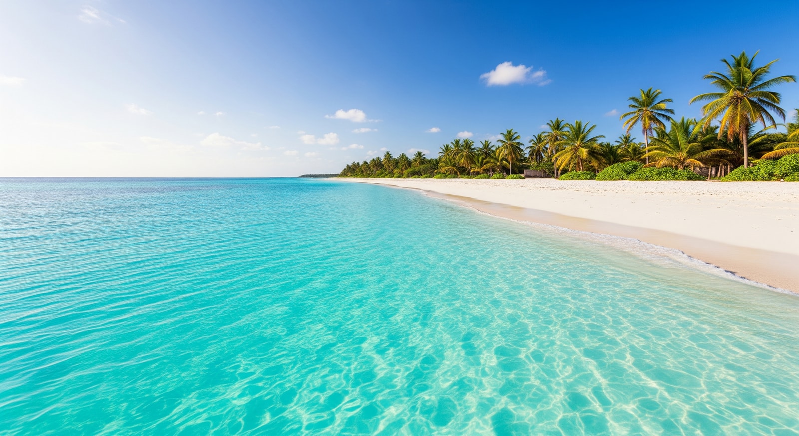 Crystal clear waters and white sand beaches along Somalia's pristine Indian Ocean coastline near Berbera