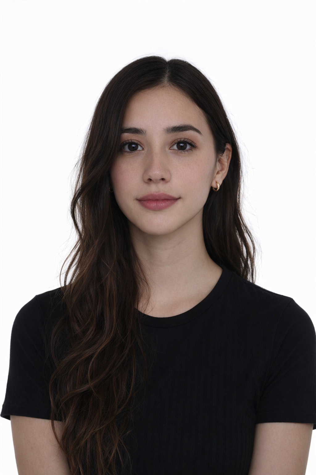 Professional passport photo after AI processing