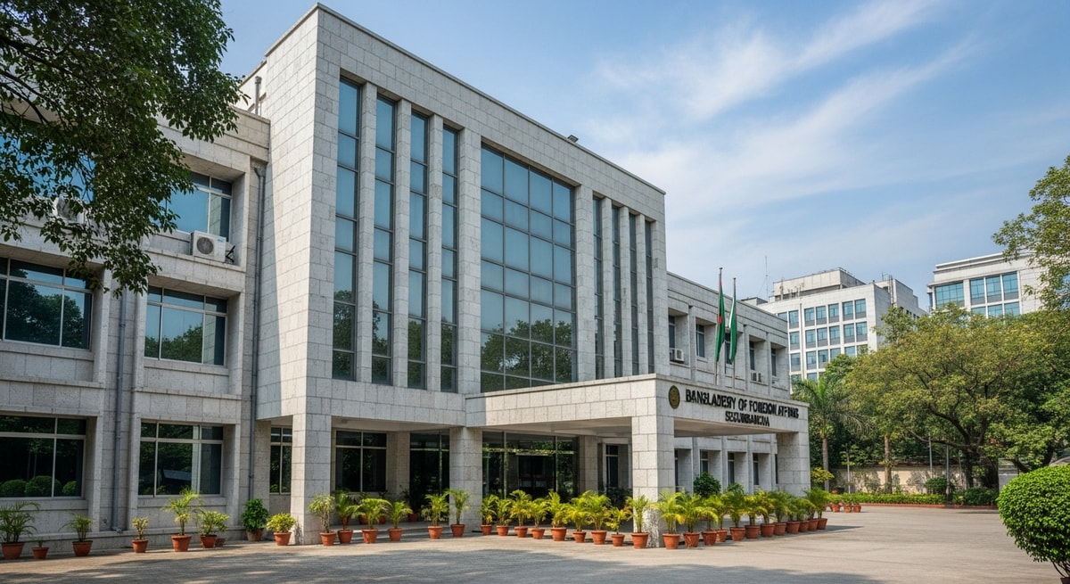 Bangladesh Ministry of Foreign Affairs building in Segunbagicha, Dhaka, the competent authority for apostille issuance