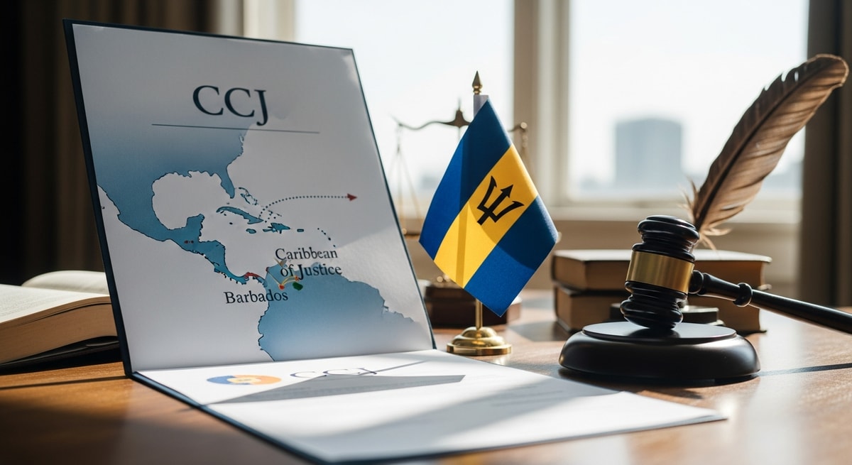 Caribbean Court of Justice representing Barbados membership and regional legal integration