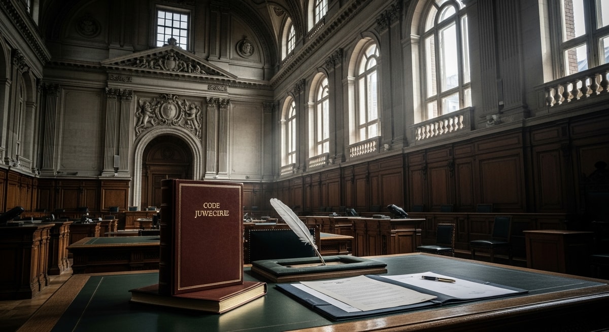 Belgian courthouse representing the judicial foundation of the sworn translator registration system under the Code judiciaire