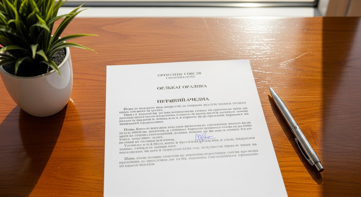 Bulgarian Cyrillic text on an official document representing the script challenges unique to Bulgarian certified translation