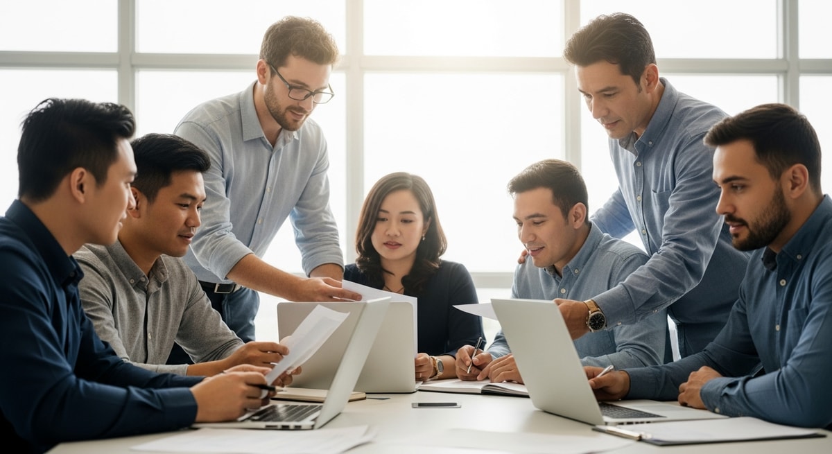Multicultural community gathering on Christmas Island representing the English Malay and Chinese trilingual document translation needs of this Australian territory