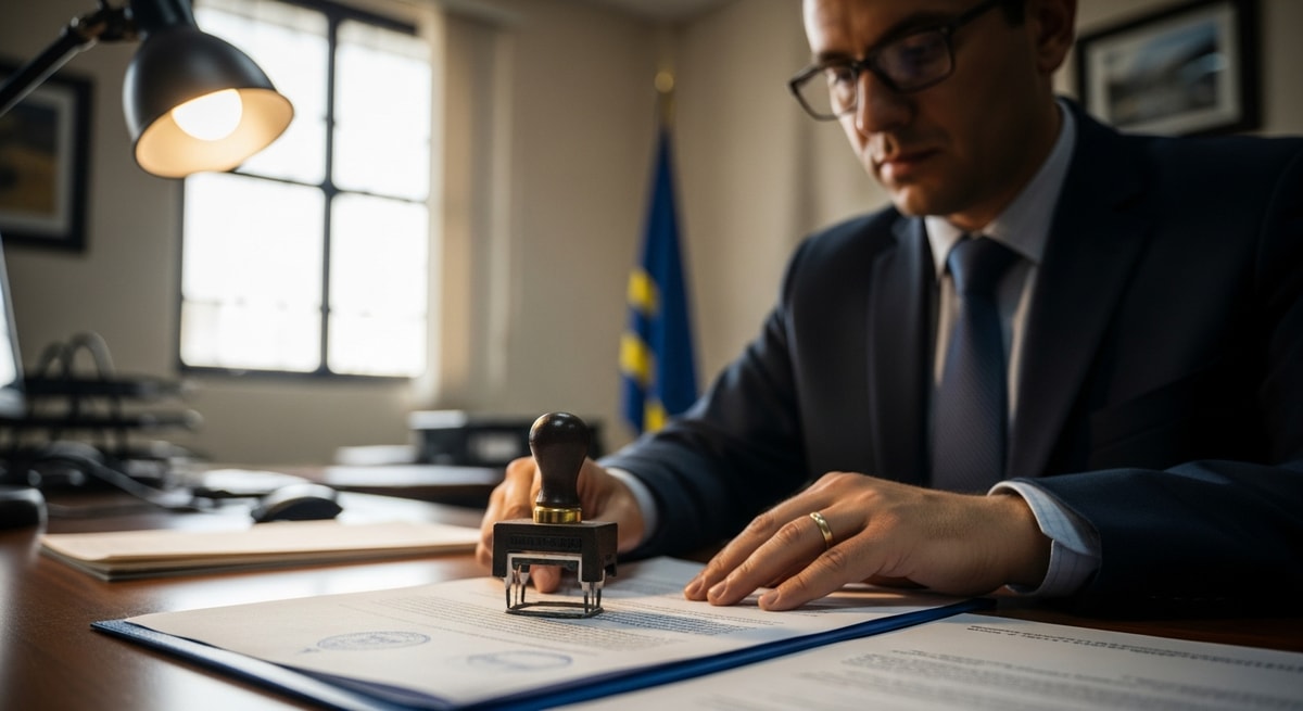 Curaçao government and court buildings in Willemstad representing the Gerecht in Eerste Aanleg van Curaçao where apostilles are issued under the Hague Convention