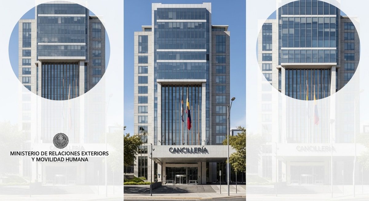 Ministerio de Relaciones Exteriores y Movilidad Humana building in Quito representing Ecuador's sole apostille competent authority the Cancillería