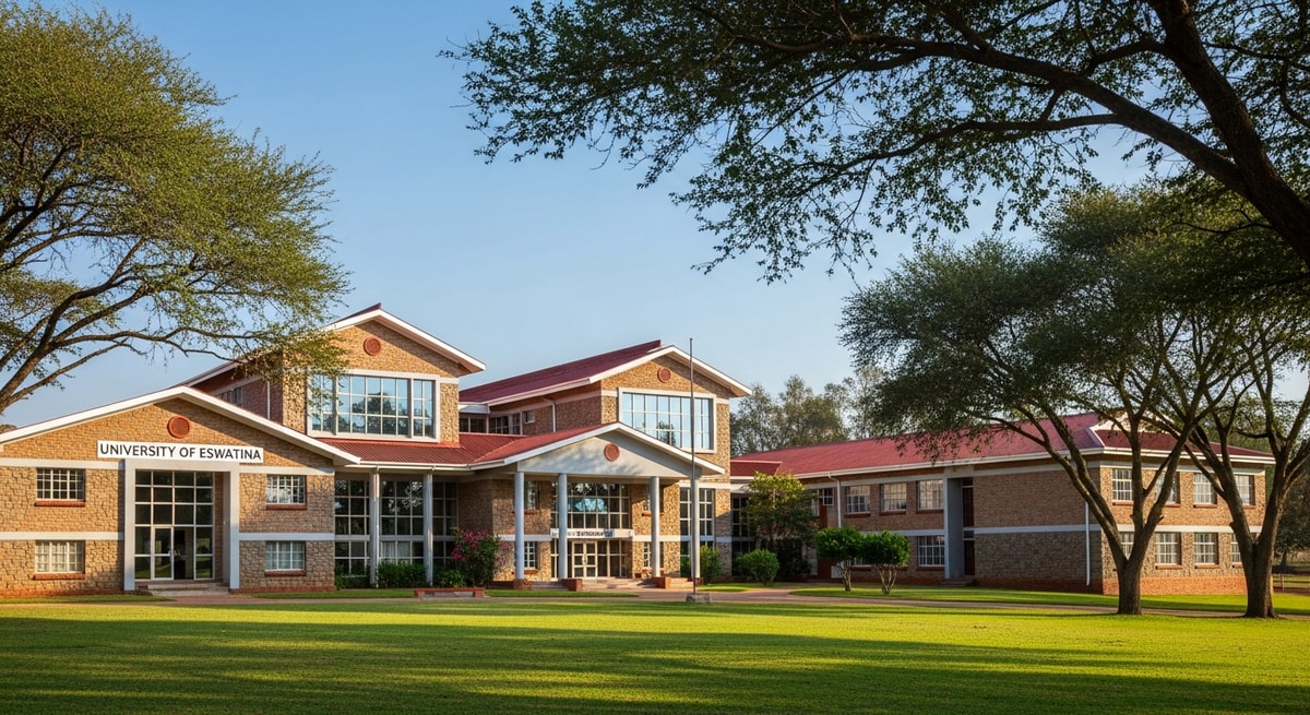University of Eswatini UNESWA campus buildings representing the country's higher education credentials that require certified translation for international recognition