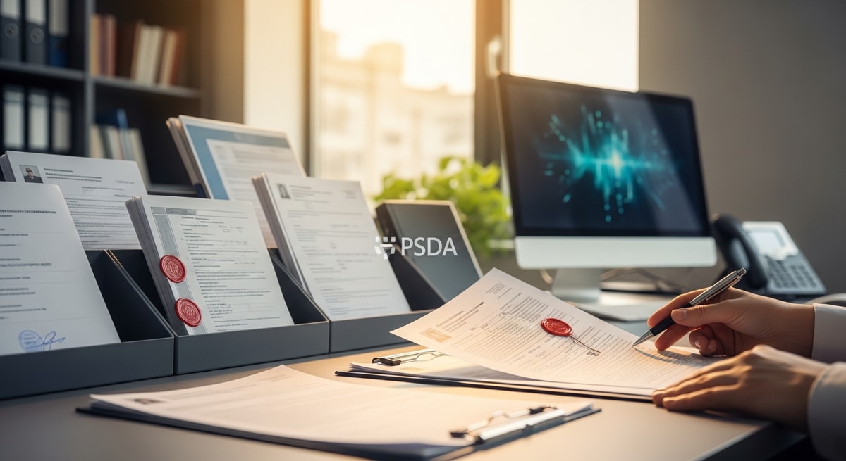 Georgia Public Service Development Agency PSDA representing the centralized civil registry and apostille authority