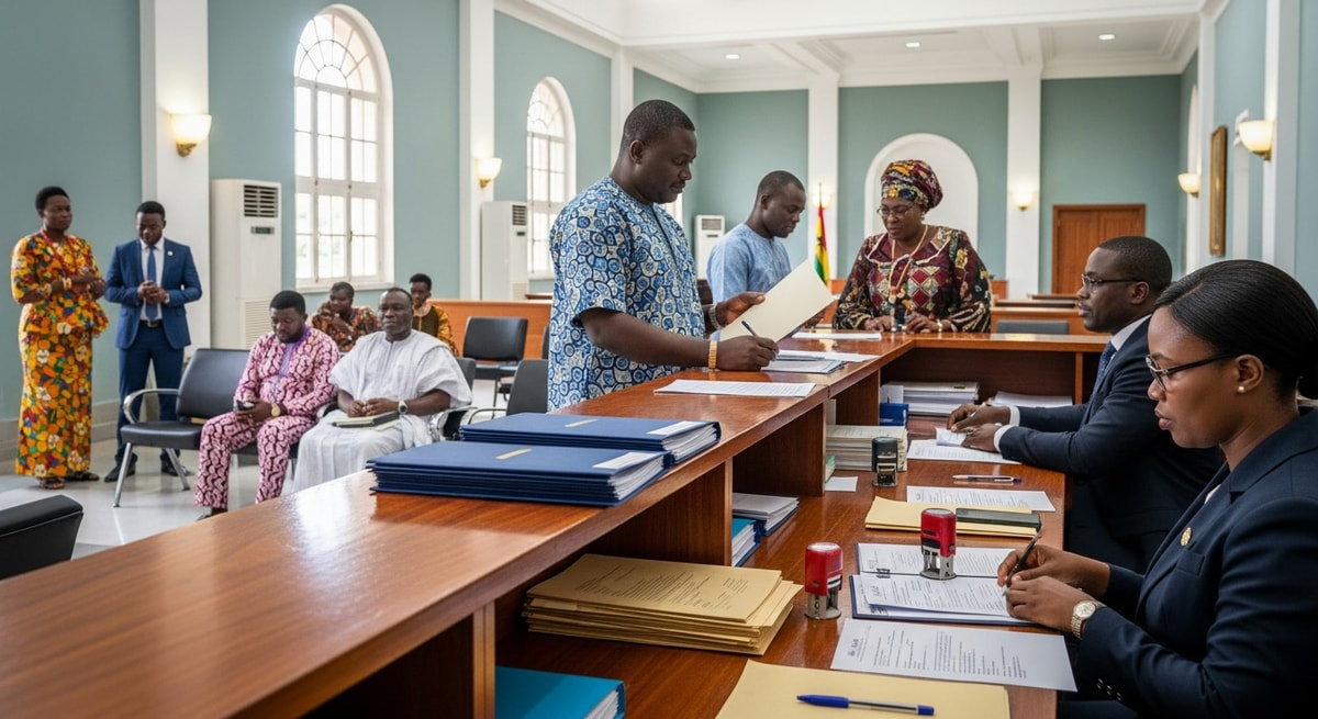The Ministry of Foreign Affairs and Regional Integration building in Accra where Ghanaian documents are authenticated for international use