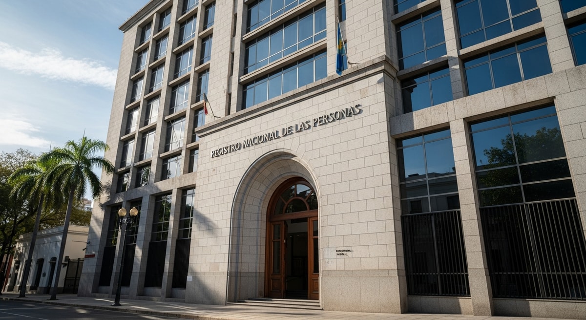 Honduran civil registry office building representing the Registro Nacional de las Personas that manages vital records across the country