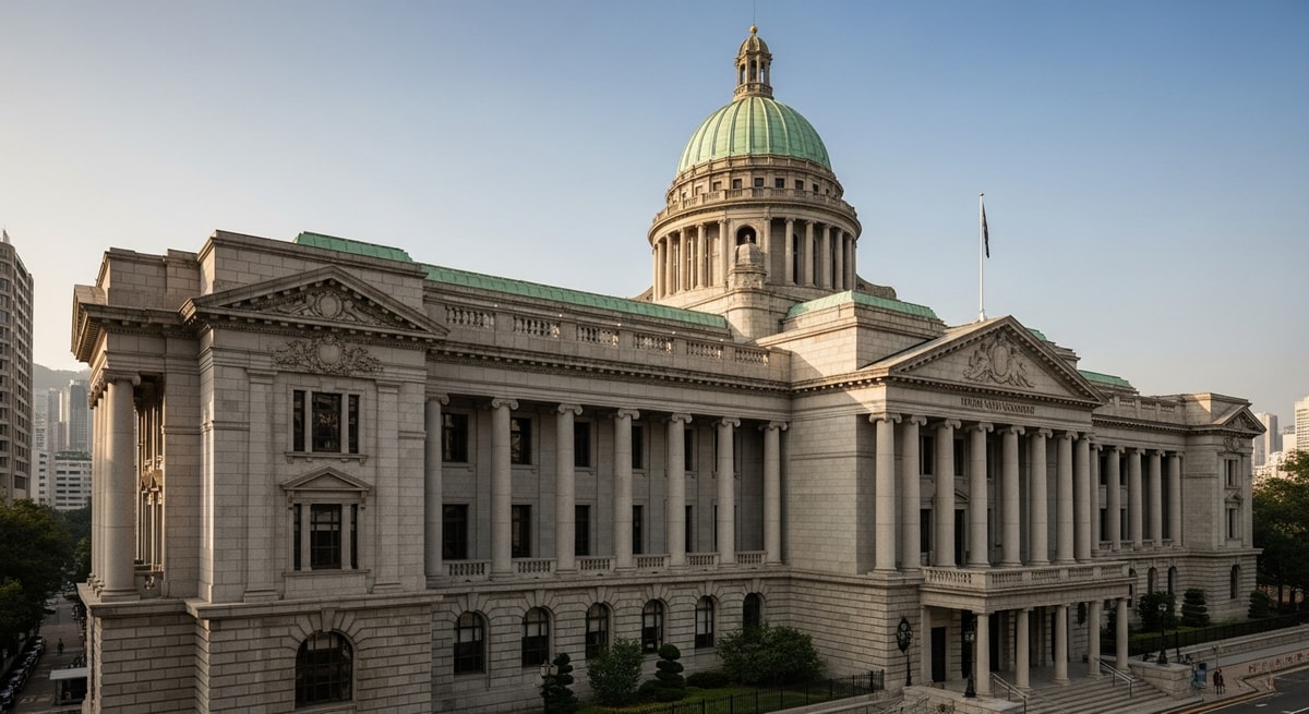 Hong Kong High Court Building at 38 Queensway where apostille services are issued for Hong Kong official documents