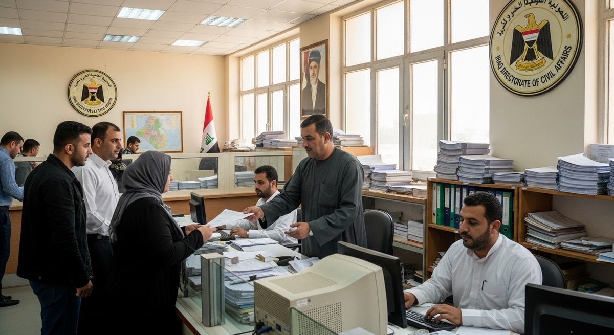 Iraqi civil affairs office representing the Directorate of Civil Affairs that issues vital records and identity documents