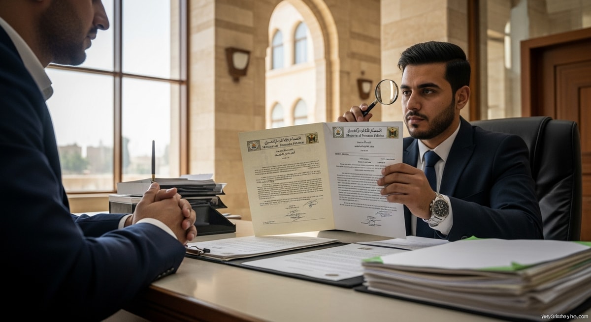 Iraqi Ministry of Foreign Affairs building in Baghdad representing the consular legalization process for document authentication