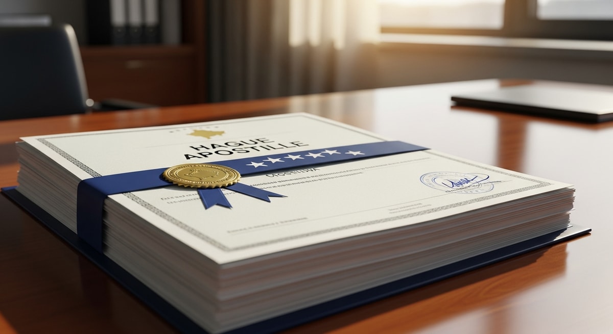 Hague Apostille certification process for Kosovo official documents coordinated through the Department of Consular Affairs Ministry of Foreign Affairs