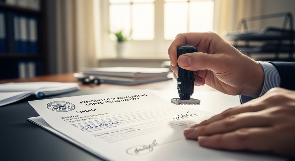 Monrovia government district in Liberia where the Ministry of Foreign Affairs serves as the designated Hague Convention competent authority issuing apostilles for Liberian documents