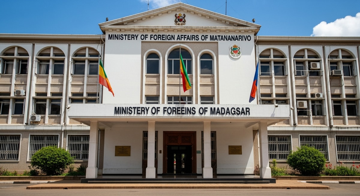 Ministère des Affaires Étrangères de Madagascar in Antananarivo, the official authority that authenticates Malagasy documents for consular legalization