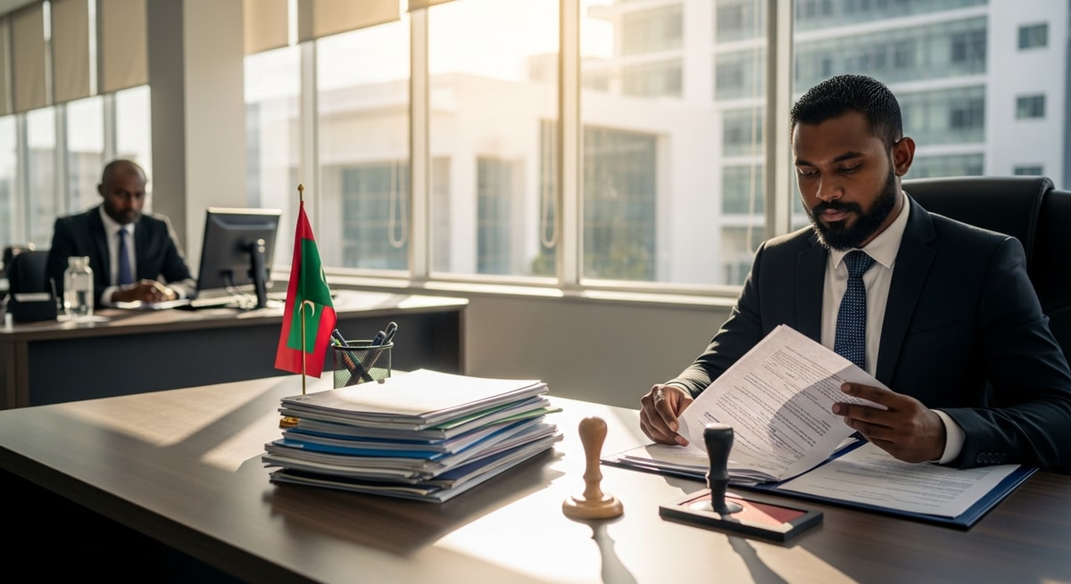 Ministry of Foreign Affairs of the Maldives in Male, responsible for document attestation and authentication for international use