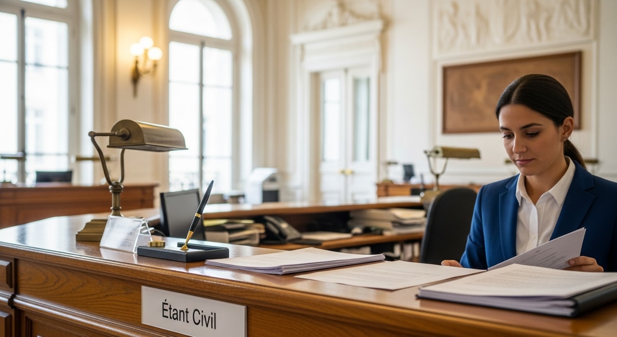 Mairie de Monaco (Monaco Town Hall) where civil status records including birth and marriage certificates are issued and maintained