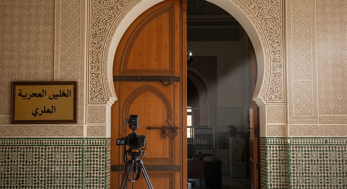 Moroccan courthouse entrance representing the judicial system that governs sworn translator accreditation