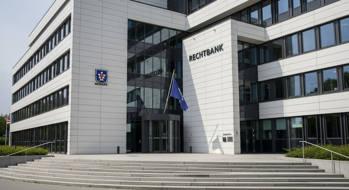 Dutch Rechtbank district court building exterior representing the judicial foundation of the Netherlands sworn translator system under the Wbtv