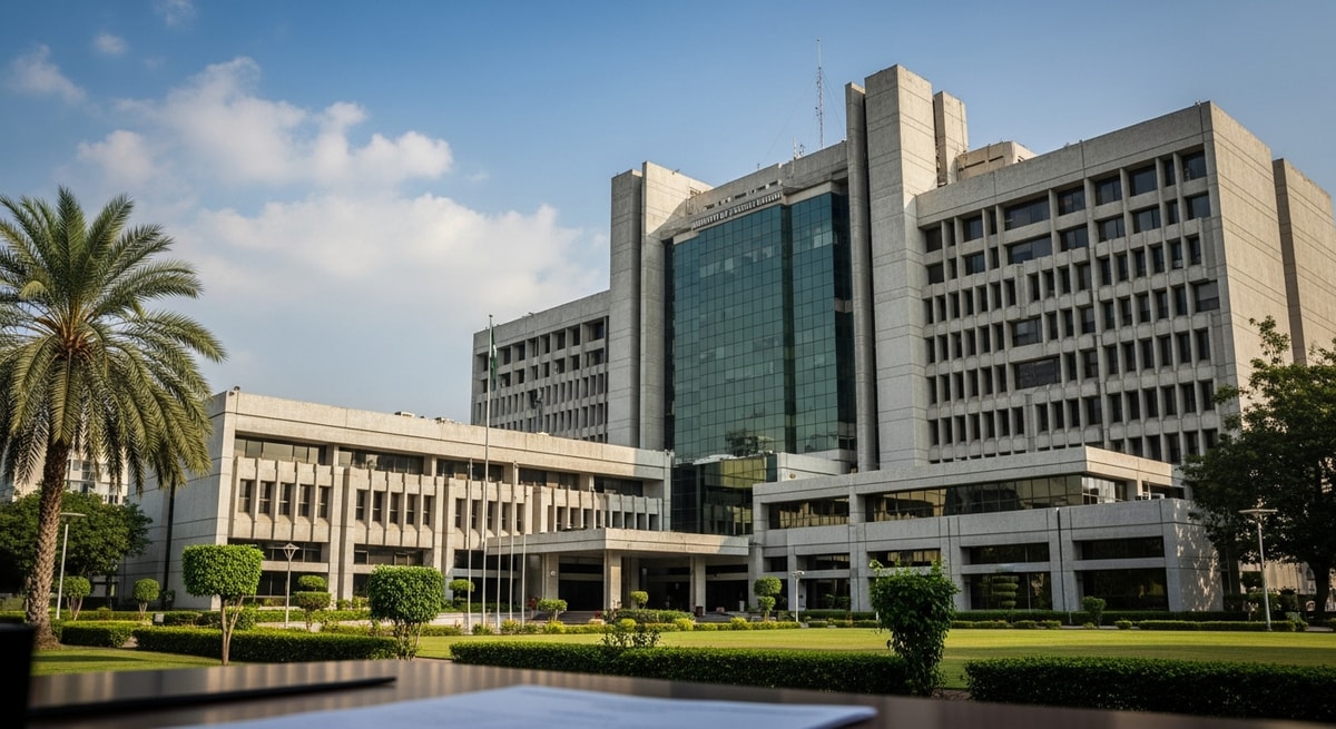 Government buildings in Islamabad representing Pakistan's institutional framework for document authentication and attestation services