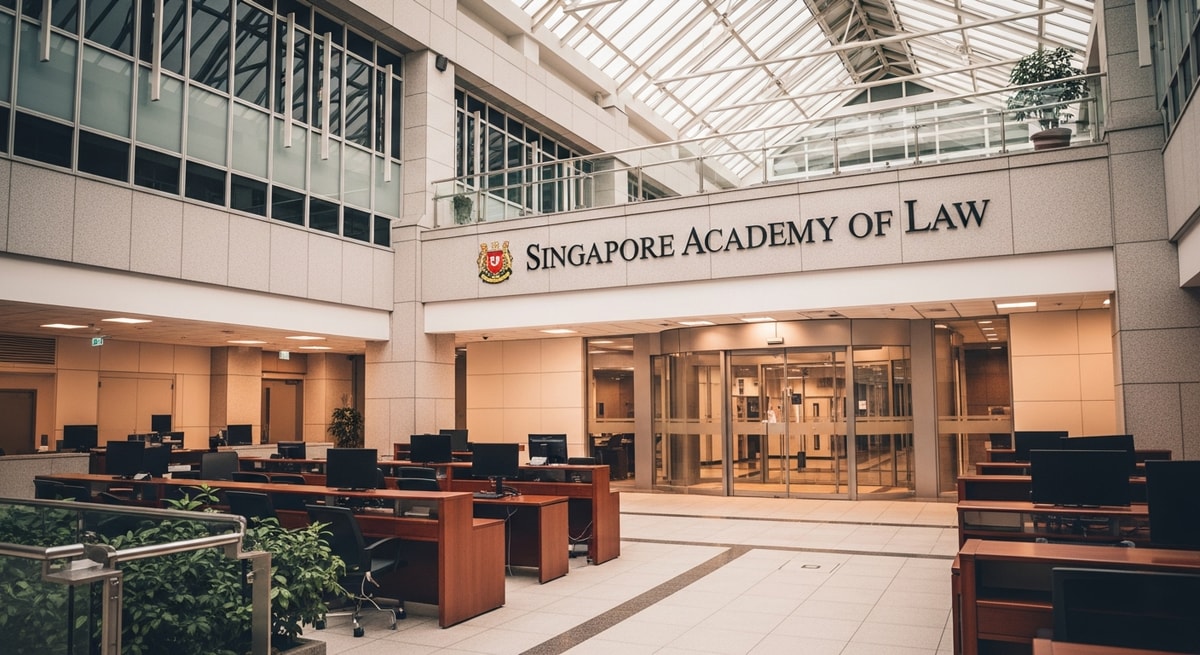 Singapore Academy of Law building where apostille certificates are issued as Singapore's sole Competent Authority under the Hague Convention