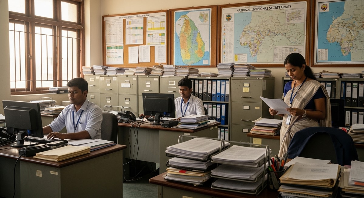 Registrar General's Department building in Colombo managing Sri Lanka's vital records across 334 divisional secretariats
