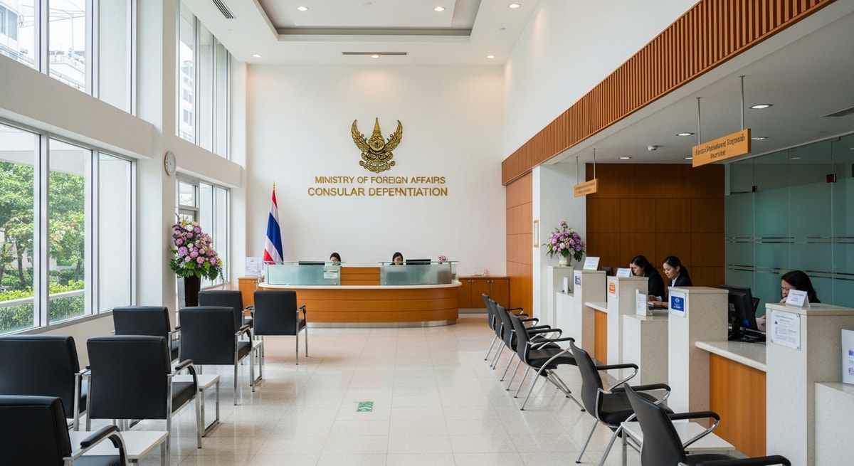 The Thai Ministry of Foreign Affairs building in Bangkok where document authentication and legalization services are processed
