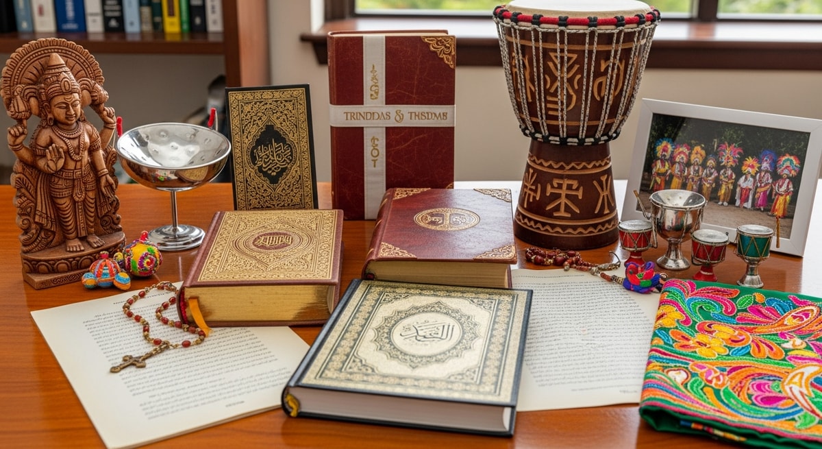 Trinidad and Tobago multicultural heritage representing diverse religious and cultural document traditions