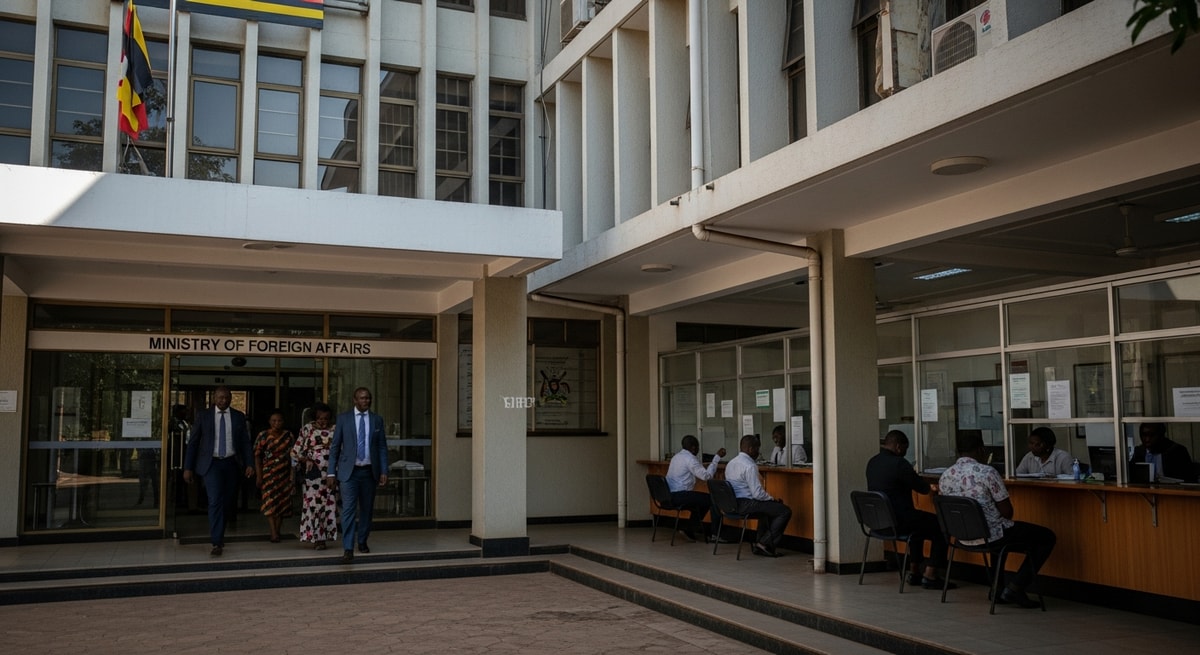 Uganda Ministry of Foreign Affairs building in Kampala where document authentication for international use is processed