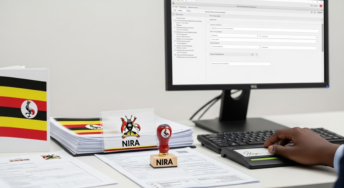 Uganda's NIRA civil registration system representing the national authority for birth certificates and identity documents